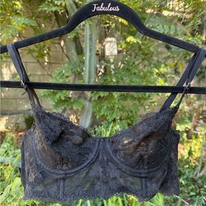 Victoria's Secret Black Lace Underwire Bra